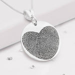 Fingerprint Round Pendant