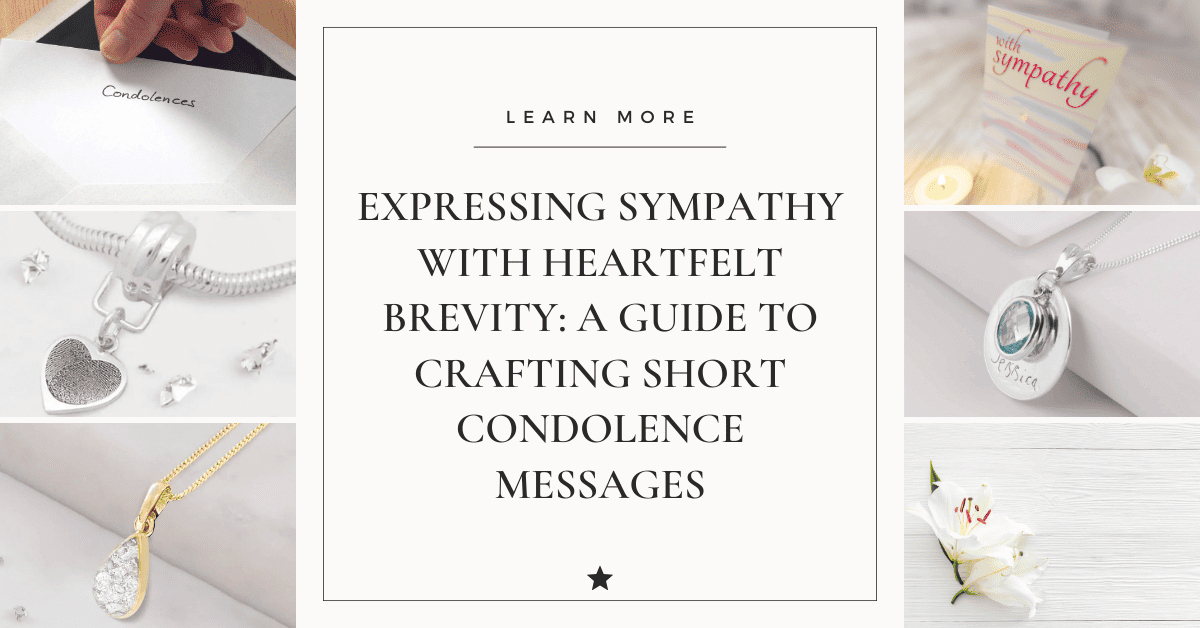 Expressing Sympathy with Heartfelt Brevity: A Guide to Crafting Short Condolence Messages