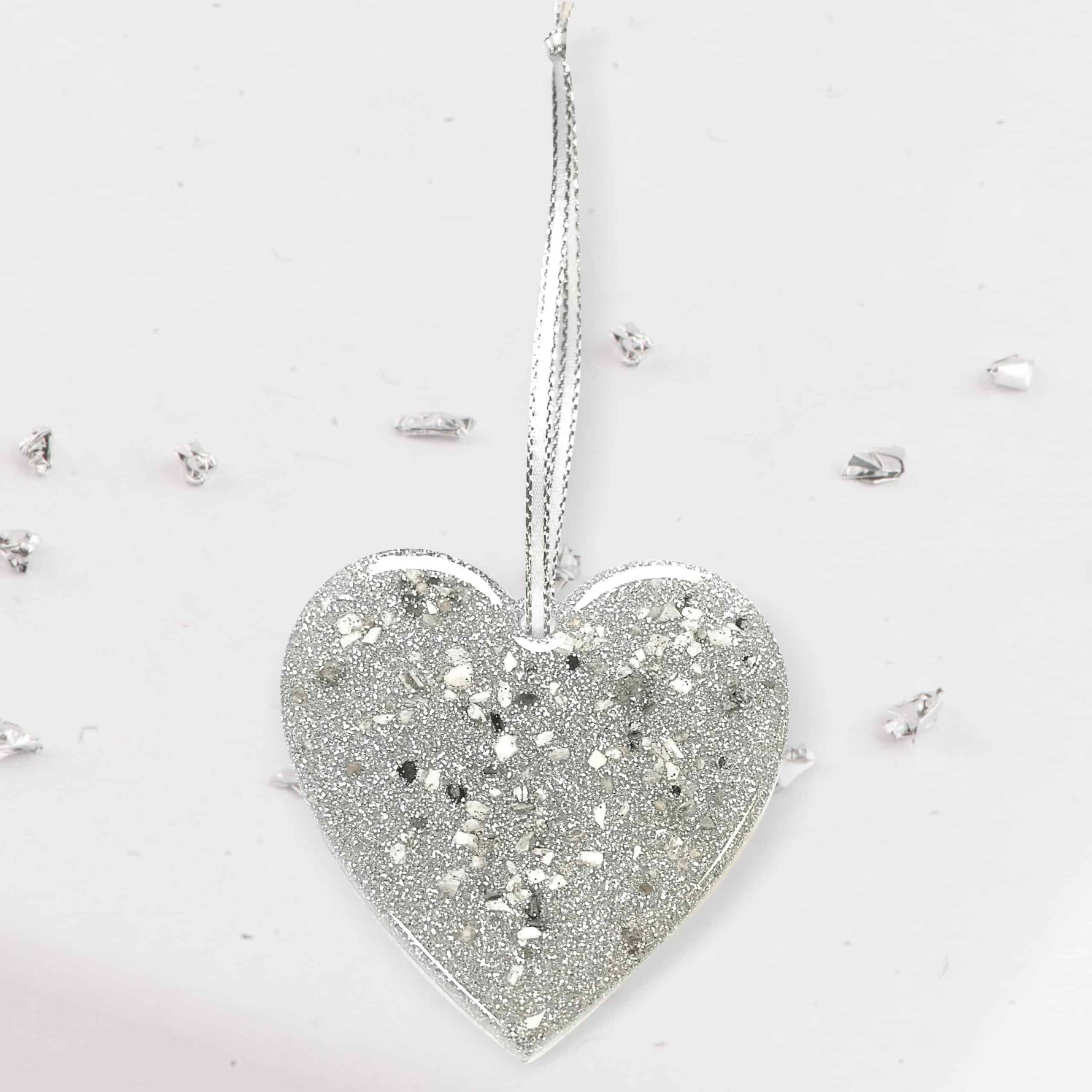 Ashes Or Hair Heart Tree Decoration