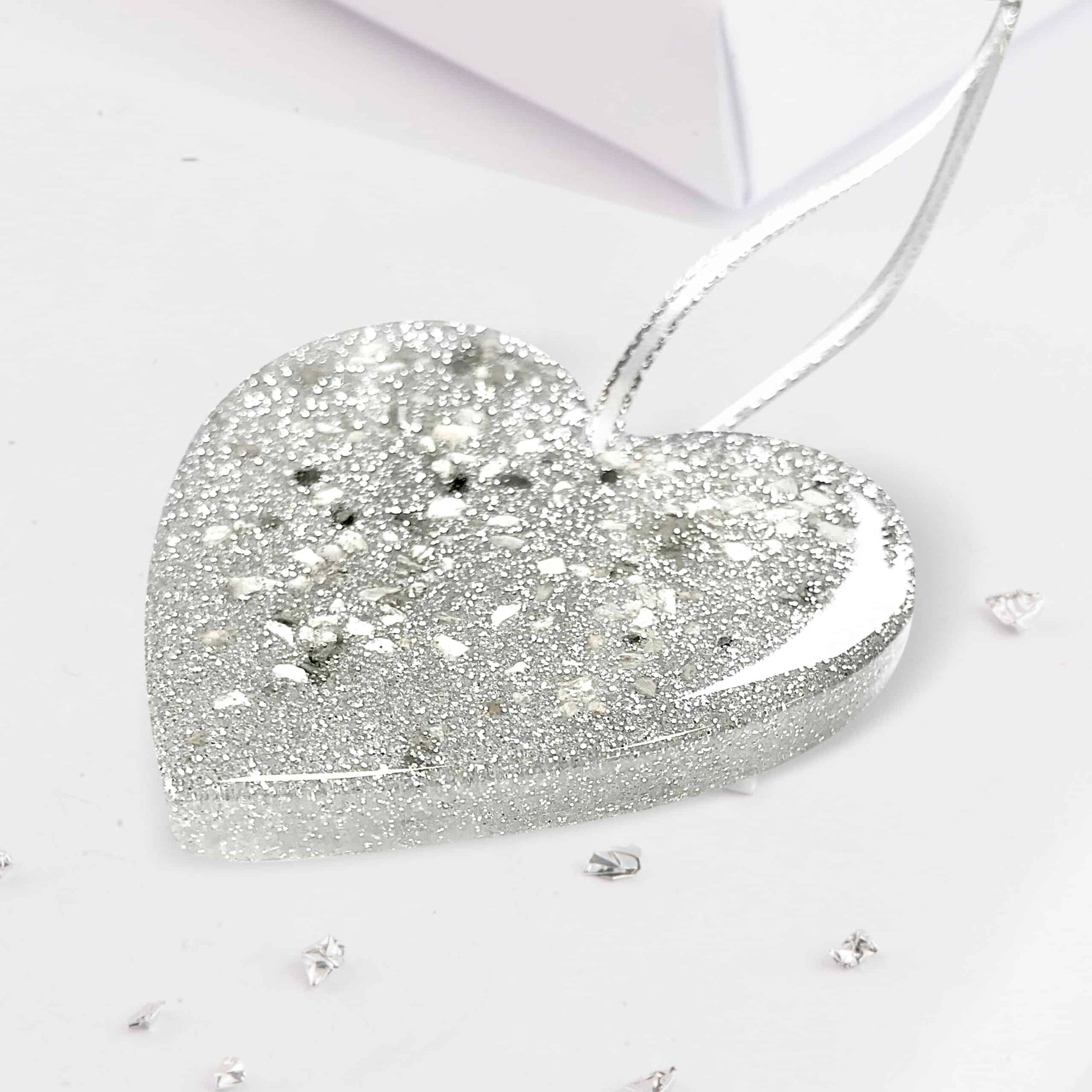 Ashes Or Hair Heart Tree Decoration
