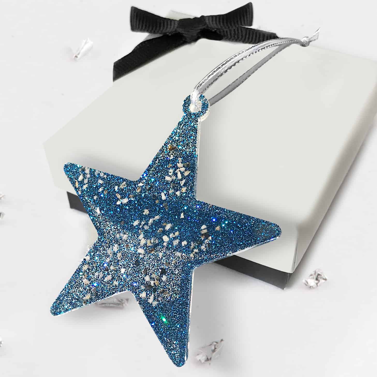 Ashes Or Hair Star Tree Decoration