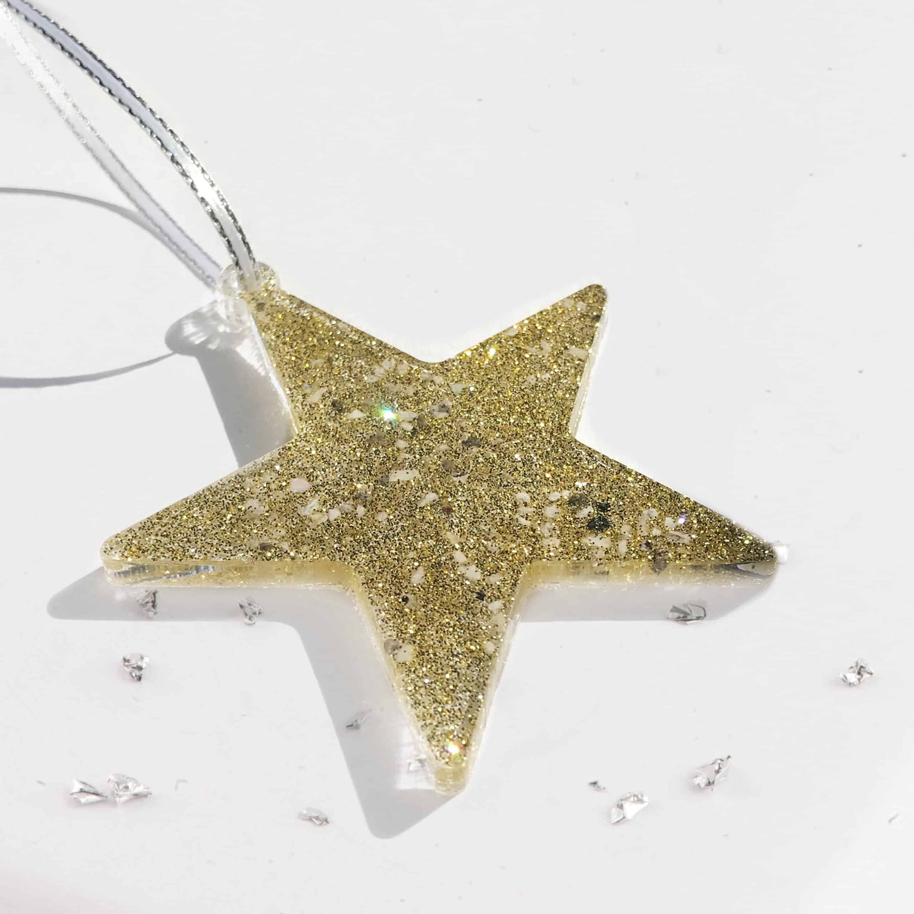Ashes Or Hair Star Tree Decoration