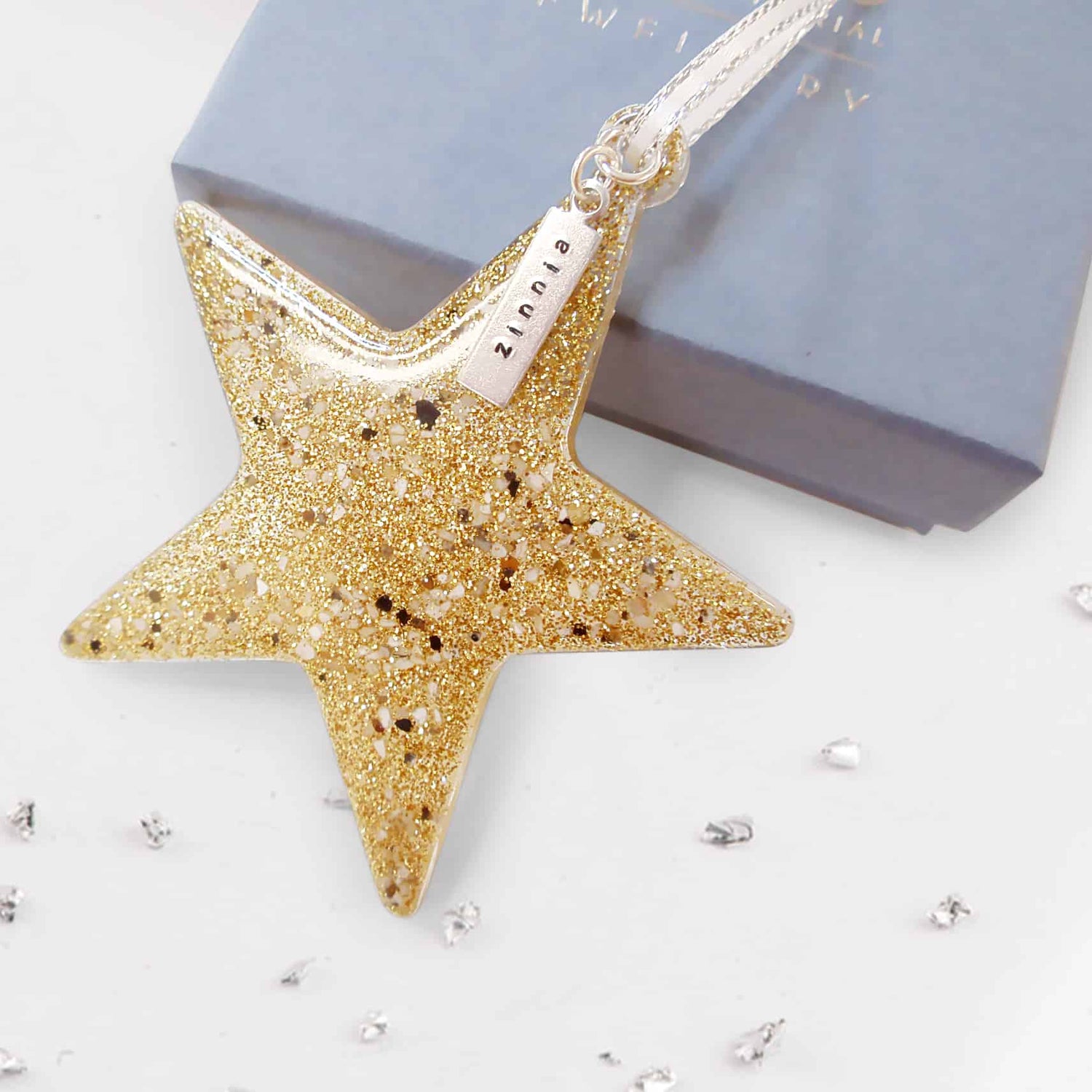 Ashes Or Hair Star Tree Decoration