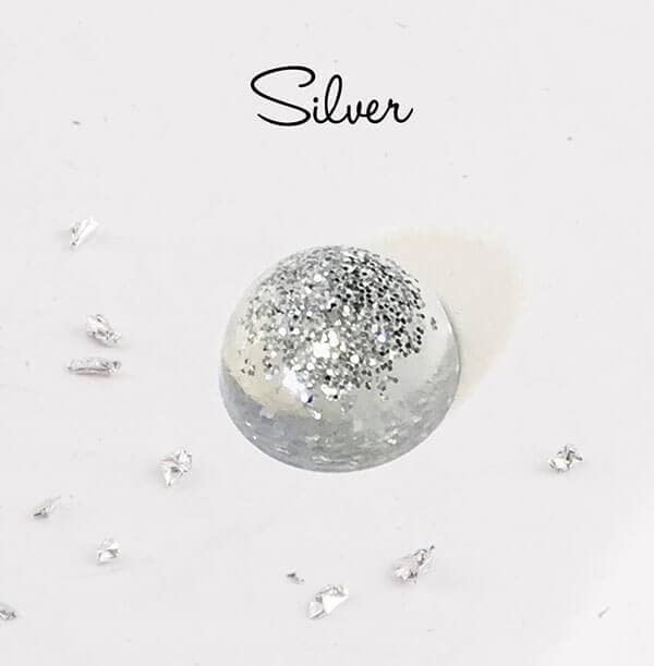 Hair or Ashes Star Glitter Resin Keyring