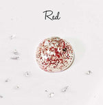 Hair or Ashes Star Glitter Resin Keyring