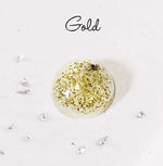 Hair or Ashes Star Glitter Resin Keyring