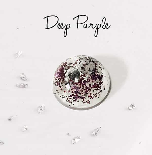 Hair or Ashes Star Glitter Resin Keyring