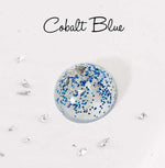 Hair or Ashes Star Glitter Resin Keyring