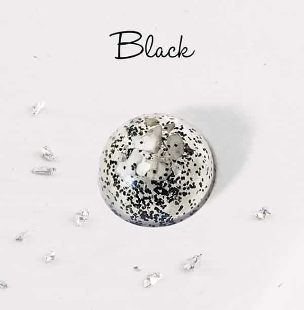 Hair or Ashes Star Glitter Resin Keyring
