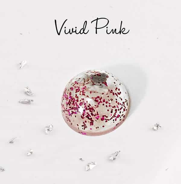 Hair or Ashes Star Glitter Resin Keyring