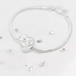 Ashes Inlaid heart charm