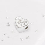 Ashes Inlaid heart charm