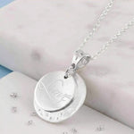 Ashes or Hair Imprinted Love Pendant