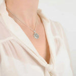 Ashes or Hair Imprinted Love Pendant