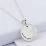 Ashes or Hair Imprinted Love Pendant