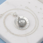 Ashes or Hair Imprinted Resin Gem Pendant