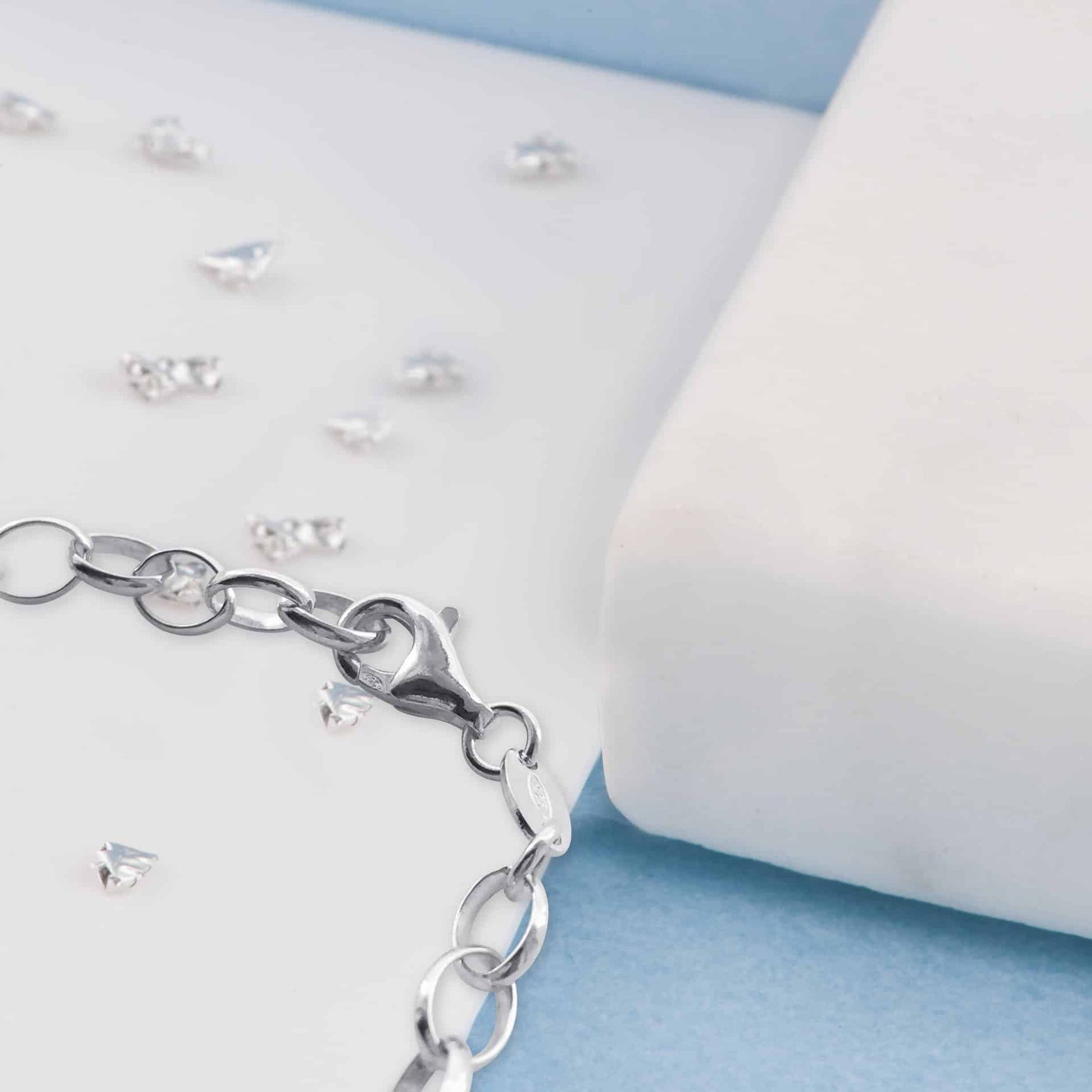 Ashes or Hair Memorial Birthstone Disc Bracelet