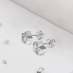 Ashes or Hair Resin Inlaid Star Stud Earrings