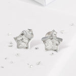 Ashes or Hair Resin Inlaid Star Stud Earrings