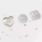 Ashes or Hair Round Glass Locket With Memorial Bead