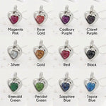 Ashes or Hair Round Glass Locket With Memorial Bead