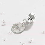 Ashes or Hair Sterling Silver Imprinted Charm