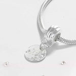 Ashes or Hair Sterling Silver Imprinted Charm