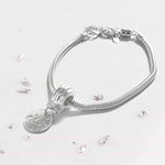Ashes or Hair Sterling Silver Imprinted Charm