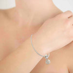Ashes or Hair Sterling Silver Imprinted Charm