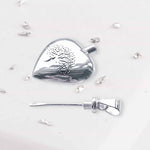 Ashes or Hair Tree Of Life Heart Shaped Urn Necklace