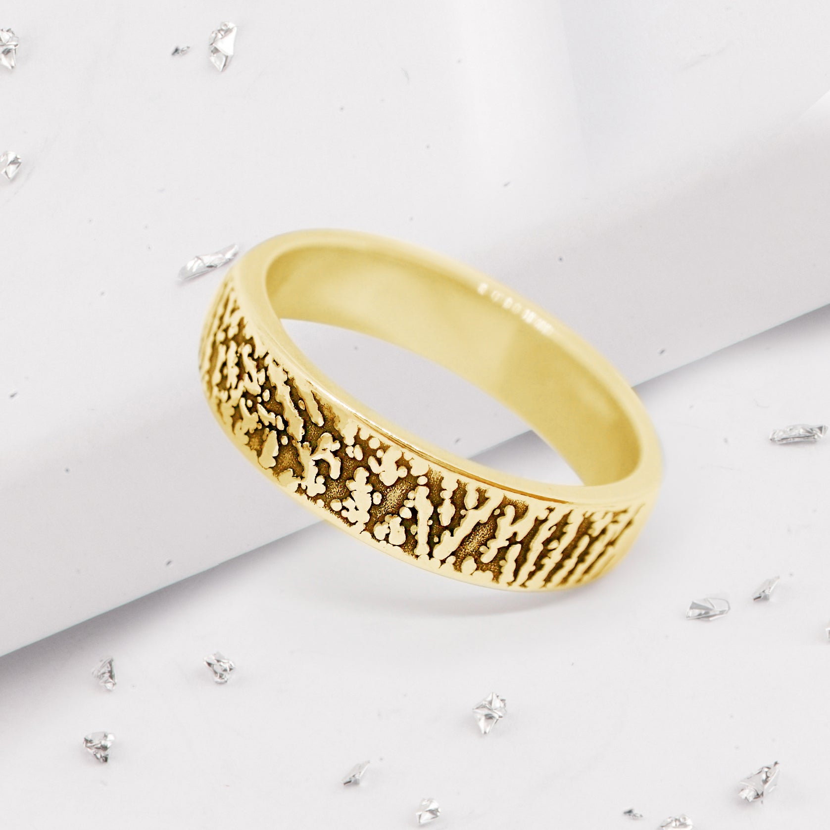 Fingerprint Band Ring