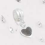 Fingerprint Heart Charm