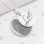 Fingerprint Love Pendant