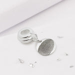 Fingerprint Round Disc Charm