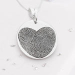 Fingerprint Round Pendant