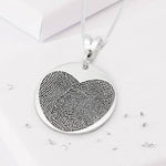Fingerprint Round Pendant