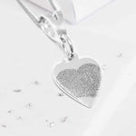 Fingerprint Small Heart Pendant