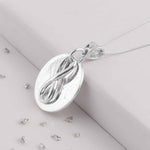 Gold Eternal Love Knot Memorial Pendant
