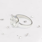 Gold Resin Inlaid Round Ring