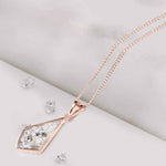 Gold Resin Kite-shaped Inlaid Memorial Pendant