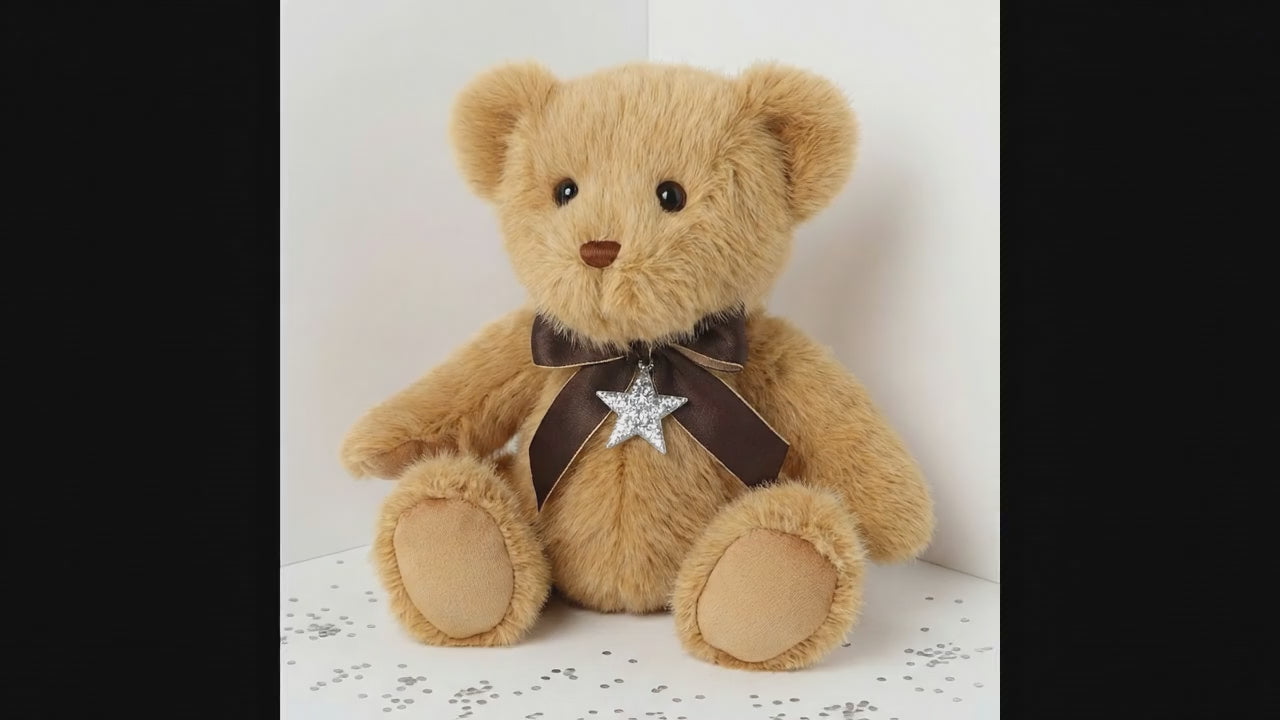 Memorial Bear With Ashes Or Hair Charm