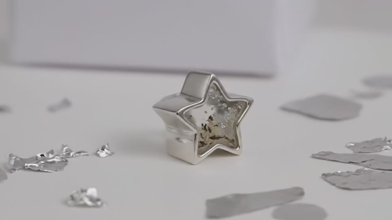 Ashes Inlaid Star Charm