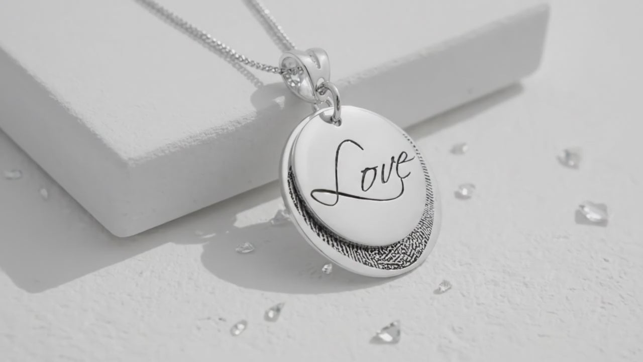Fingerprint Love Pendant