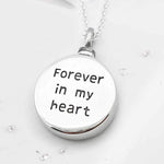 Sterling silver ashes or hair self fill crystal tree of life urn pendant