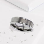 Titanium Secret Ashes Brushed And Polished Ring
