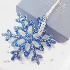 Ashes Or Hair Snowflake Tree Decoration