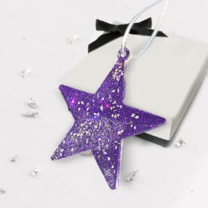 star tree decoration purple