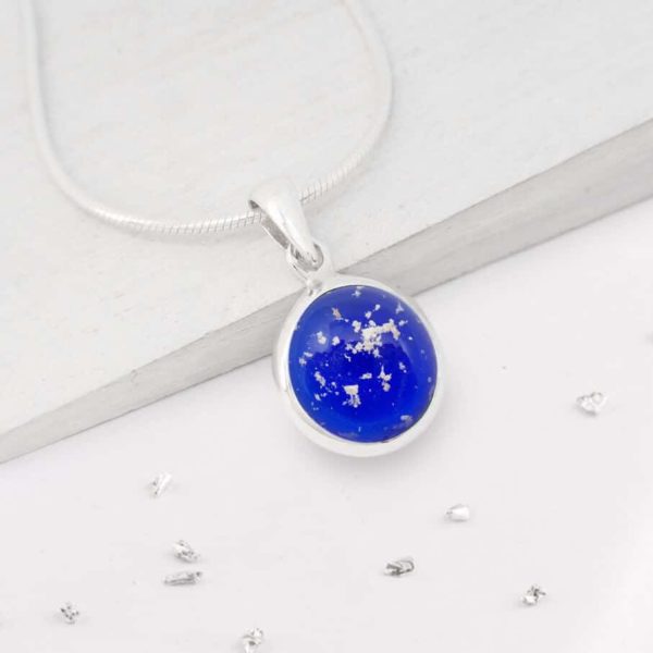 Round Glass Pendant | Ashes Memorial Jewellery