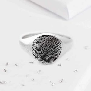 Fingerprint Signet Ring