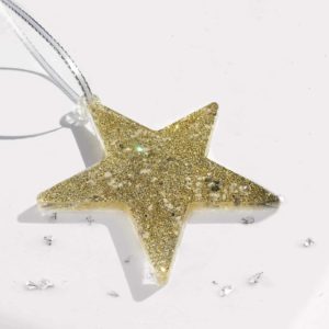 Interactive Photo & Video Memory Ashes Or Hair Star Tree Decoration
